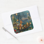 バセンジクリスマスフェスティバル航海 スクエアシール (封筒)