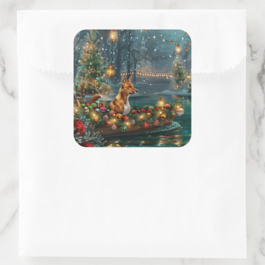 バセンジクリスマスフェスティバル航海 スクエアシール (バッグ)