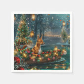 バセンジクリスマスフェスティバル航海 スタンダードカクテルナプキン (正面)