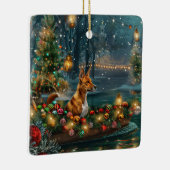 バセンジクリスマスフェスティバル航海 セラミックオーナメント (右)