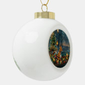 バセンジクリスマスフェスティバル航海 セラミックボールオーナメント (左)