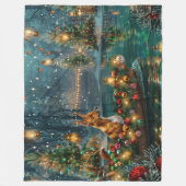 バセンジクリスマスフェスティバル航海 フリースブランケット (正面)