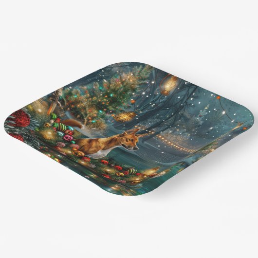 バセンジクリスマスフェスティバル航海 ペーパープレート (傾斜あり)