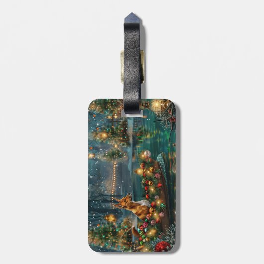 バセンジクリスマスフェスティバル航海 ラゲッジタグ (裏面縦)