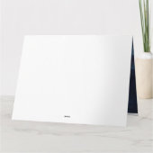 バセンジスノースイスレイクリスマスデコール カード (裏面)