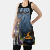 バセンジドッグお洒落ハロウィン絵を描ズ エプロン (インサイチュ)