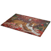 バセンジドッグクリスマスフェスティバル カッティングボード (角)