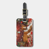 バセンジドッグクリスマスフェスティバル ラゲッジタグ (正面縦)