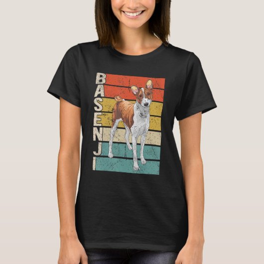 バセンジドッグス犬のオーナーバセンジ Tシャツ (正面)