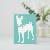 バセンジドッグパピー サンキューカード (スタンド正面)