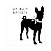 バセンジドッグパピー ラバースタンプ (インプリント)