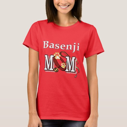 バセンジドッグママ Tシャツ (正面)