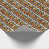 バセンジドッグ秋の収穫感謝祭 ラッピングペーパー (角)