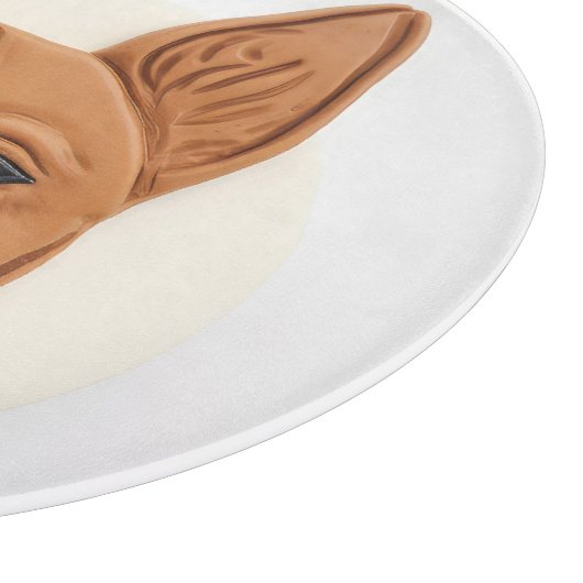 バセンジドッグ3D インスパイア カッティングボード (角)