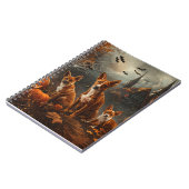 バセンジハロウィーンナイトドギー喜び ノートブック (左側)