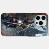 バセンジライディングオートバイハロウィンホラー Case-Mate iPhoneケース (裏面 (横))