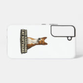 バセンジー犬のオーナーへの面白いギフト SAMSUNG GALAXYケース (裏面横)