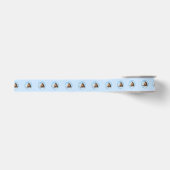 バセンジー犬の絵 - かわいいオリジナルアート グログランリボン (正面)