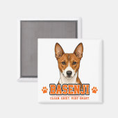 🐾 バセンジー犬愛好家ギフト🐾 マグネット (正面/裏面)
