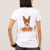 🐾 バセンジー犬愛好家ギフト🐾 Tシャツ (裏面)