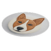 バセンジー犬 3Dインスパイアデザイン カッティングボード (角)