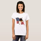 バセンジ国旗 Tシャツ (正面フル)