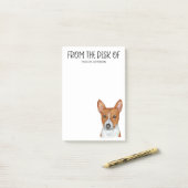 バセンジ恋人 ポストイット (デスク上)