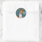 バセンジ素晴らしジョブ先生報酬 ラウンドシール (バッグ)