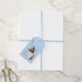 バセンジ絵画ーズ – かわいいオリジナルアート ギフトタグ (より糸付き)