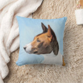 バセンジ絵画ーズ – かわいいオリジナルアート クッション (ブランケット)