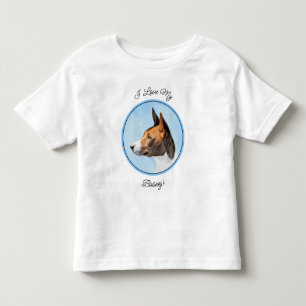 バセンジ絵画ーズ – かわいいオリジナルアート トドラーTシャツ