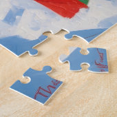 バセンジ遊ドッグの雪景色 ジグソーパズル (側面)