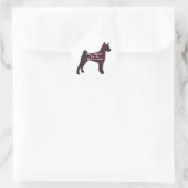 バセンジBFFステッカー ラウンドシール (バッグ)