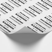 バソーンベスト重要な楽器 ラッピングペーパー (角)