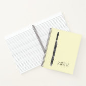 バソーンミュージック先生 ノートブック (内部)