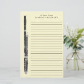 バソーンミュージック先生 便箋 (スタンド正面)