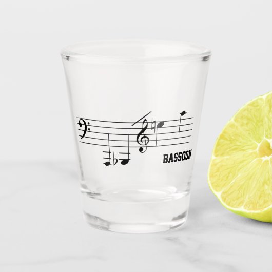 バソ遊ン山脈 ショットグラス (正面)