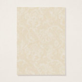 バタエレガントイ結婚式の日付カードを保存 (裏面)