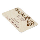 バタエレガントイ結婚式の日付磁石を保存 マグネット (右側)