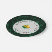 バタエレガントーイエローカ結婚メリア ペーパープレート (アングル)