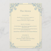 バタエレガントーイエローヴィンテージフレ結婚ームのメニュー メニュー (正面)