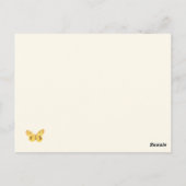 バタカップをあげて！引用文やる気を起こさせるはがき ポストカード (裏面)