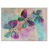 バタカラフルイフ切断ボード春 カッティングボード (正面)