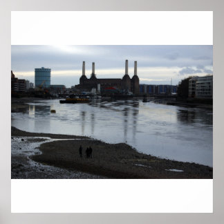 バタシーパワーステーションプリント ポスター