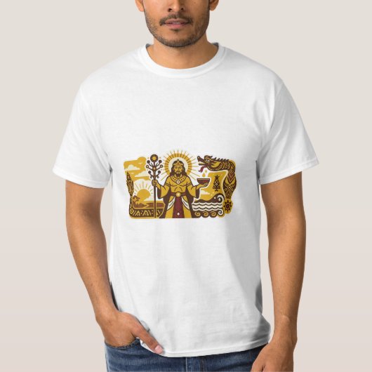 バタックの神話 (ムラジャディ・ナ・ボロン) Tシャツ (正面)