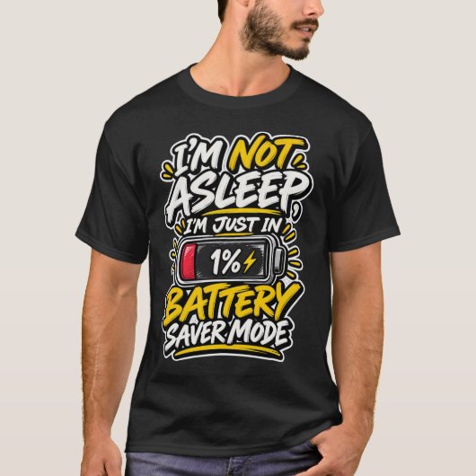 バタバタモードだよ Tシャツ (正面)