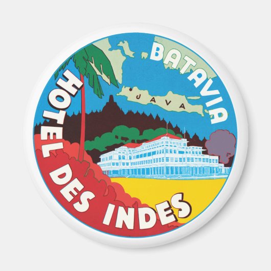 バタビアホテルジャワ マグネット (正面)