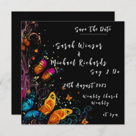 バタフお洒落ィー庭園の結婚式招待状 招待状