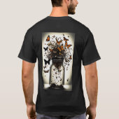 バタフお洒落ィーTシャツデザイン Tシャツ (裏面)