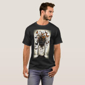 バタフお洒落ィーTシャツデザイン Tシャツ (正面フル)